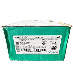 Miniature Circuit Breaker IC65N 2P C50A 6kA AC MCB DIN Rail Overload Short Circuit Protection
