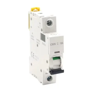 Miniature Circuit Breaker Ic60h A9f85104 MCB 1P 4A D Curve 10kA Industrial Automation Programmable Control PLC