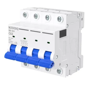 Miniature Circuit Breaker MCB 1P 2P 3P 4P 6-63A 6kA DIN Rail Mount for Household Commercial Industrial
