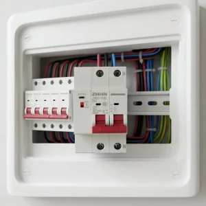 Miniature Circuit Breaker (MCB) [1P/2P/3P/4P] [C/D Curve] for Home and Industrial Distribution Box Protection with CE
