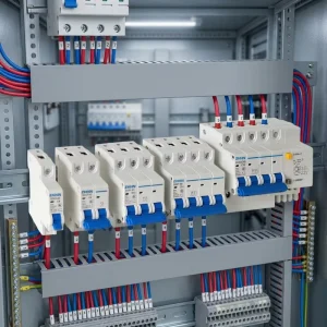 Miniature Circuit Breaker (MCB) 1P 2P 3P 4P C D Curve for Home and Industrial Distribution Box Protection with CE