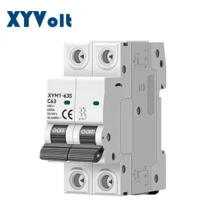 Miniature Circuit Breaker MCB 63A 1P/2P/3P/4P Poles 250V Rated Leakage Circuit Breaker 6kA Breaking Capacity Model