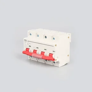 Miniature Circuit Breakers (MCB) 63A 125A DC 4Poles C 6kA Breaking Capacity Rail Mounting