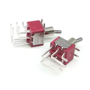 Miniature Latching Toggle Switch T80 T ON ON 6 pins DPDT 2 Position 3A/250V 5A/125V 6mm T8012L