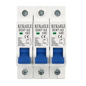 Miniature MCB Circuit Breaker 400V 50/60Hz Electric Components Made in China
