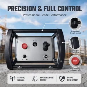 Mobile Crane 1 Channels Wireless Remote Control for Crane IP68 Waterproof Remote Controller Remote Controls Crane Remote Control