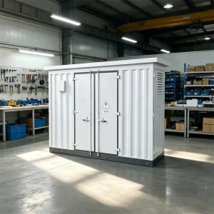 Modular Container Cabin Prefabricated Distribution Box Weatherproof Outdoor Power Transformation Equipment 12kV 35kV IP44 IP54