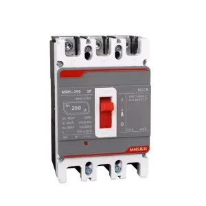 Molded Case Circuit Breaker 200 CS 3P 4 Pole 220 380V 50 60Hz 36ka Breaking Capacity MCCB Black China