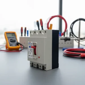 Molded Case Circuit Breaker (MCCB) 160A 10kA Breaking Capacity 400V/380V Plastic Shell DZ10-160/3300