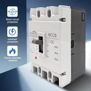 Molded Case Circuit Breakers 1P 2P 3P 4P 125A 160A 200A 250A AC DC Solar Circuit Breakers