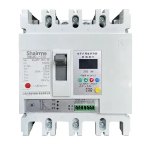 Molded Shell Circuit Breaker RDM1 Three-Phase Four-Wire Switch Air Switch 400V Copper for Electrical Systems 10kA Available