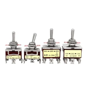 Motor Control 3 Pin (ON)-Off-(ON) Lever Rocker Toggle Switch