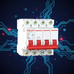 Motor MCB Mini AC Industrial Electrical Panel Din Rail Electric Wind Miniature Circuit Breaker Spares Disjoncteur Tetrapolaire