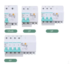 Moulded Case Circuit Breaker TGB1NLE 63A1234P Household Air Switch Single Three Phase 100A 32A Protection Switch