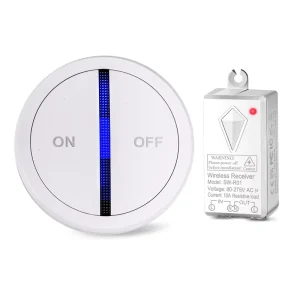 Movable Magnetic Wireless Switch IP66 10A on /OFF Easy to Control All Lights Rf Remote Control Wireless Switch