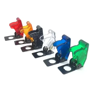 Multi Color 12mm Toggle Switch Cover Dustproof Toggle Switch Waterproof Boot Plastic Safety Flip Cover Cap