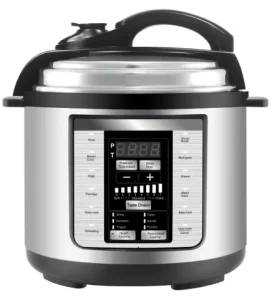 Multi Use Express Crock Cook Pot Programmable Slow Cooker and Pressure Cooker with Manual Pressure Boil & Simmer