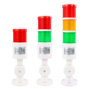 Multi-layer Plastic LED Warning Light Machine Tool Signal Lamp Three-color Indicator 24V 220V Audible and Visual Alarm