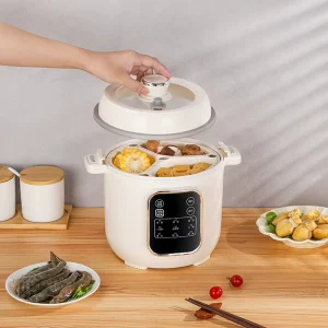 Multifunctional Electric Crock Pot Plastic Household Automatic Slow Cooker 3L Energy Efficient Micro pressure Multi Cooker