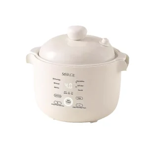 Multifunctional Electric Stew Pot 300W Slow Cooker for Soup and Rice Smart Touch Control Baby Food Maker