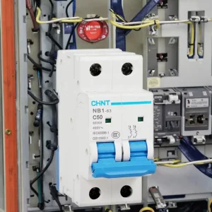 NB1 63 1P Mini Circuit Breaker C25A 6kA(R) 2P 3P 4P 16A 32A 63A 250V Rated Voltage 25A Rated Current
