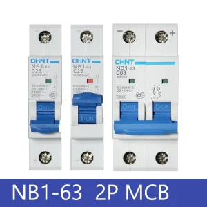 NB1-63 2P Miniature Circuit Breaker MCB Electrical Breaker Switch