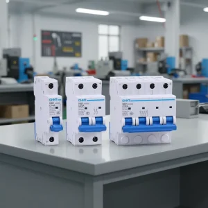 NB1-63DC Mini Copper DC MCB Breaker 1P 20A 6kA Breaking Capacity 250V Photovoltaic Special Circuit Breaker