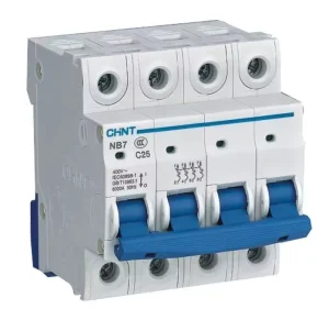 NB7 4P C25A 1A 2A 3A 4A 6A 10A 16A 20A 32A 40A 6k 230 400 Miniature Circuit Breaker