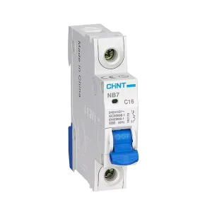 NB7 Miniature Circuit Breaker 6A 10A 16A 20A 25A 32A 40A 50A 63A B C D Type 1P 2P 3P 4P 6KA NB7 MCB