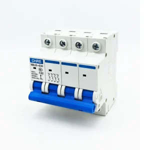 NBLB 63A Miniature Circuit Breaker 220V 6kA Household Air Switch 1P/2P/3P/4P Air Conditioner Main Isolator 16A/32A/100A