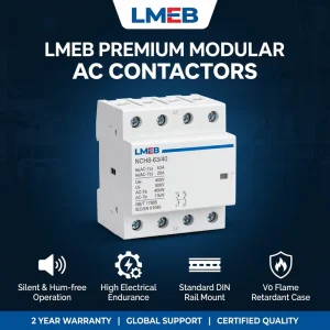 NCH8 220V Single-Phase Household AC Contactor 40A Rail Type with 20A25 Miniature Silent Features Small 40A Contactors