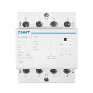NCH8-63/40 AC220/230V Household Guide Rail Type Small Contactor