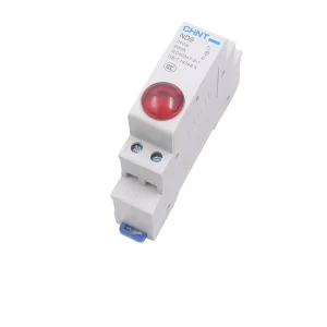 ND9 Series Signal Indicator Light 35mm Button Switch LED Rail Mounted 24V 220V Power Indicator Light Red Green