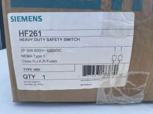 NEW Heavy Duty Safety Switch Disconnect HF261 2 Pole 30 Amp 600V~DC