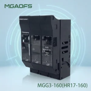 NH00 3P DIN Rail Mount Fuse Disconnect Switch High Breaking Capacity Fuse Holder Switch for Industrial Automation System