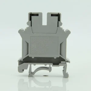 NJSMW WUK16N Industrial Use 2 Pole Brass Contact DIN Rail Screw Terminal Block 5 10 AWG 1 10