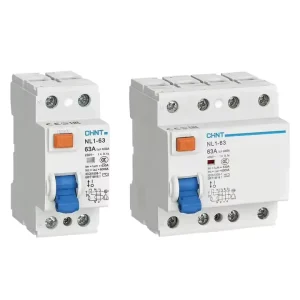 NL1 63 2P 4P 25A 40A 63A 30mA 100mA 300mA Type AC RCCB RCD Earth Leakage Circuit Breaker Differential Switch