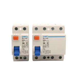 NL1-63A Residual Current Operated RCCB Electrical 100 Amp RCCB RCBO Circuit Breakers