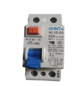 NL1E 63 2P 4P 25A 40A 63A 30mA Circuit Breakers RCBO Residual Current Operated Circuit Breaker