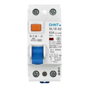 NL1E-63 Electronic RCD Differential Switch 2P 4P 25A 40A 63A RCCB ELCB 1P+N 3P+N Residual Current Circuit Breaker