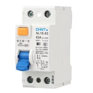 NL1E Series RCCB RCBO NL1E-63 2P 4P 25A 40A 63A 30mA Residual Current Circuit Breaker