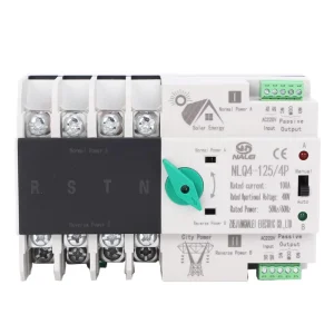 NLQ4 125 2P 63A PC Single Phase Automatic Generator 2P 3P 4P AC220V 100A 125A DIN Rail CE Certified Automatic Transfer