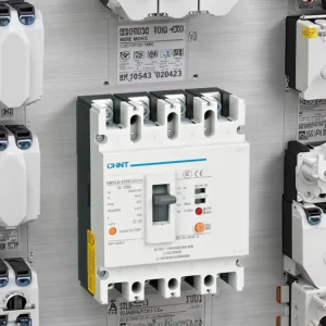NM1LE Series Mold Shell 4p MCCB 30KA Circuit Breaker 63A 80A 100A 125A Current Molded Case Circuit Breaker