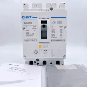 NM8N-125S/C/H TM 3-Phase 125A 250A 400A 800V MCCB Circuit Breaker 3P 250A Moulded Case Breaker