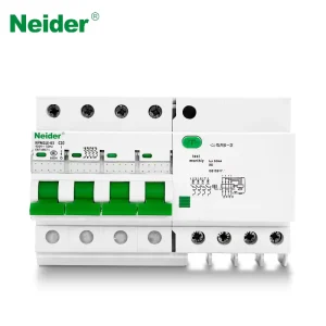 NPM1LE 63 4P 20A 32A 50A 60A 30ma Class a RCBO RCCB Residual Current Circuit Breaker with Over Current Protection