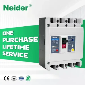NPM2LE 125 4 Pole 100A 125Amp 3 Phase Earth Leakage AC MCCB