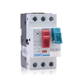 NS2 1.6A 2.5A Electric Motor Starters Overload Short Circuit Protection Bimetallic Technology Manual Control