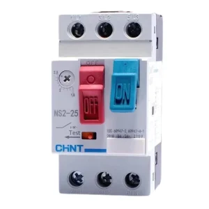 NS2 25 6 10A Motor Starter Push Button Type 3 Phase Thermal Overload Relay with Adjustable Current