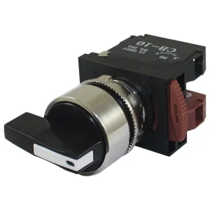 NSSM22 L Manual Red Yellow Black Green Selector Switch Long Shaft 3 Position Rotary Switch