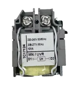 NSX100 630 Moulded Case Circuit Breakers with Shunt Release Coil Models MX LV429387 LV429388